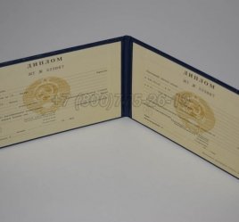 Диплом Техникума Туркменской ССР в Якутске