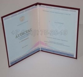 Аттестат За 11 Класс 2021г Золото СпецБланк в Якутске
