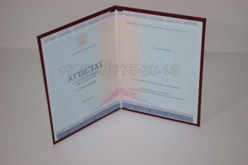 Аттестат За 11 Класс 2021г Золото СпецБланк в Якутске