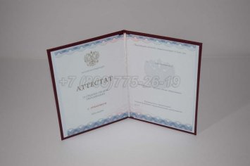 Аттестат За 11 Класс 2020г Золото ГОЗНАК в Якутске