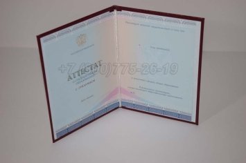 Аттестат За 11 Класс 2022г Золото СпецБланк в Якутске