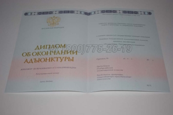 Диплом Адъюнктуры 2025г в Якутске