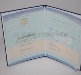 Диплом Техникума 2023г СпецБланк в Якутске